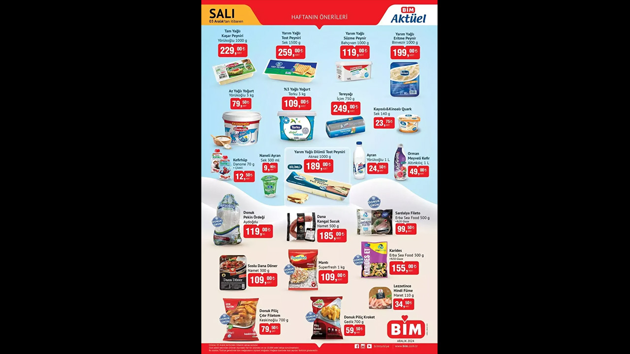 Foto - Bu hafta neler var neler! BİM’in 3-6 Aralık kataloğu indirime doyuracak