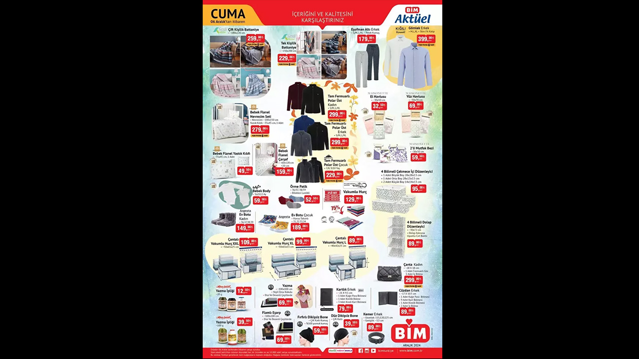 Foto - Bu hafta neler var neler! BİM’in 3-6 Aralık kataloğu indirime doyuracak