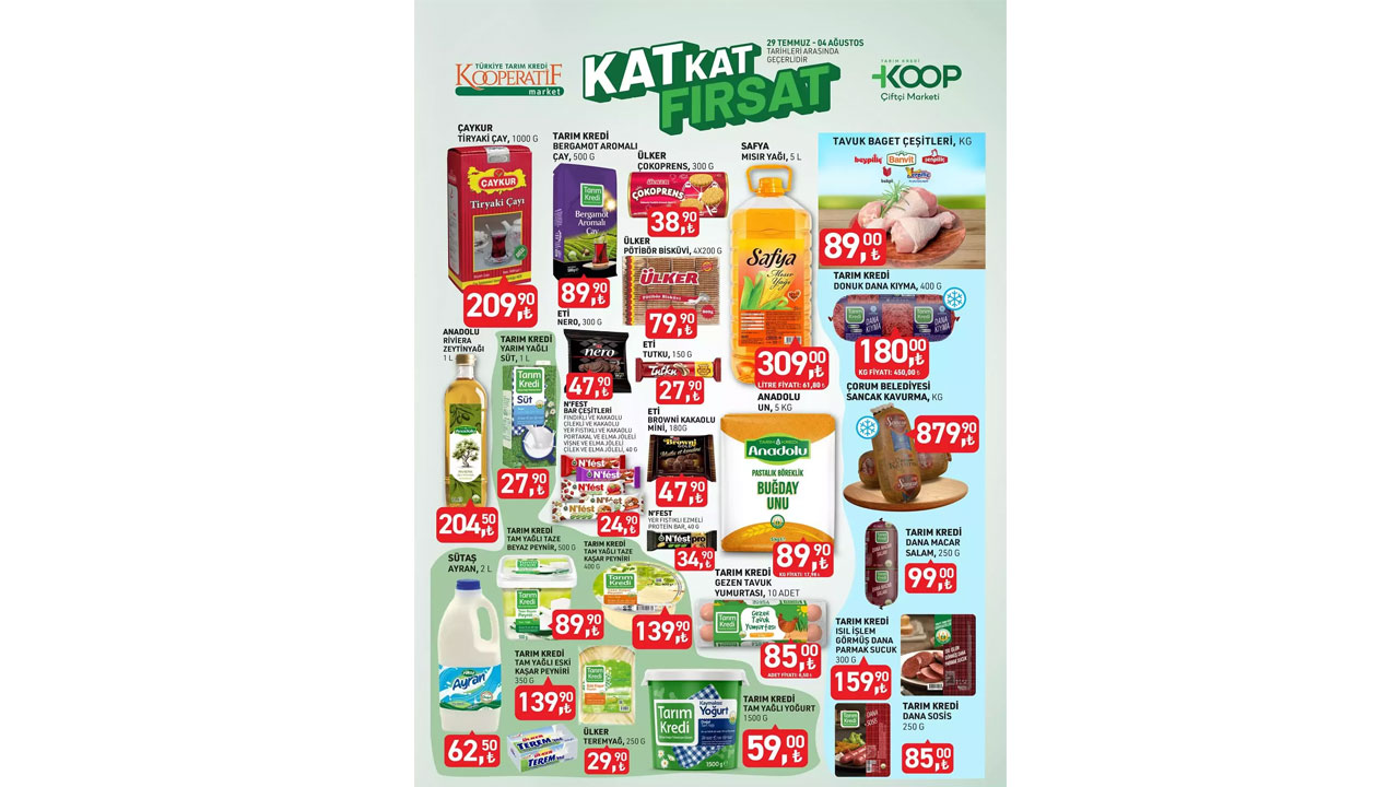 Foto - Bu hafta neler var neler! Tarım Kredi'de 30 Temmuz - 4 Ağustos 2025 indirimleri açıklandı