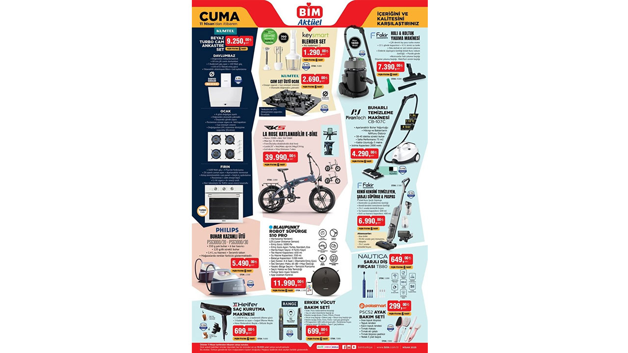 Foto - Bu hafta teknolojiye doyuracak! BİM 11 Nisan 2025 indirimli ürünler kataloğu