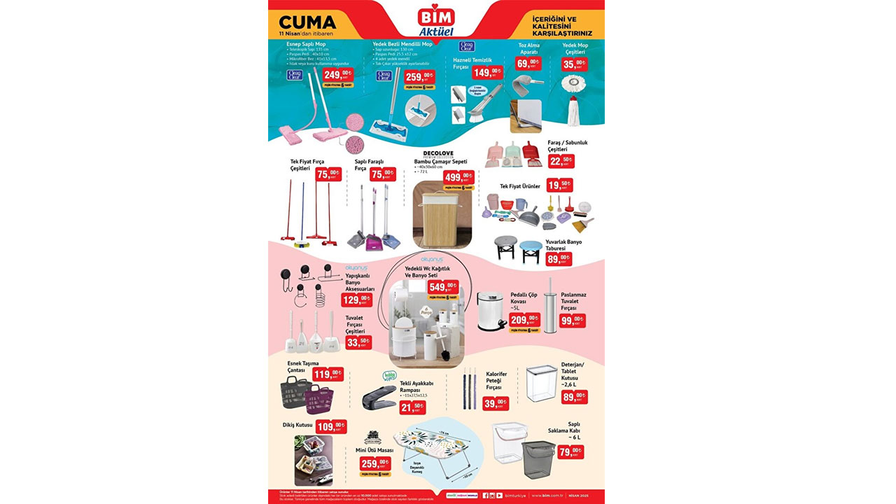 Foto - Bu hafta teknolojiye doyuracak! BİM 11 Nisan 2025 indirimli ürünler kataloğu