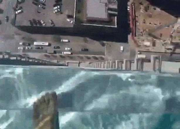 Foto - Bu havuzda sadece cesareti olan yüzebilir! Çünkü...