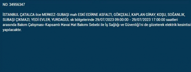 Foto - Bu ilçelerde kesilecek! İstanbul’da elektrik alarmı