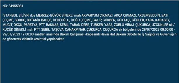 Foto - Bu ilçelerde kesilecek! İstanbul’da elektrik alarmı