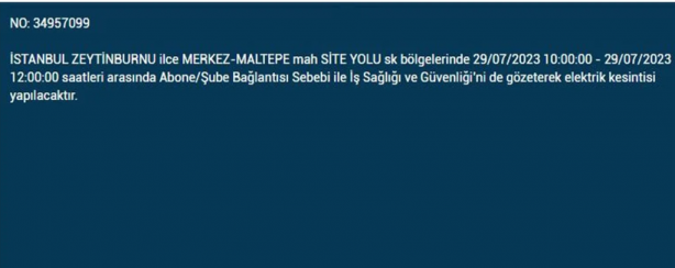 Foto - Bu ilçelerde kesilecek! İstanbul’da elektrik alarmı