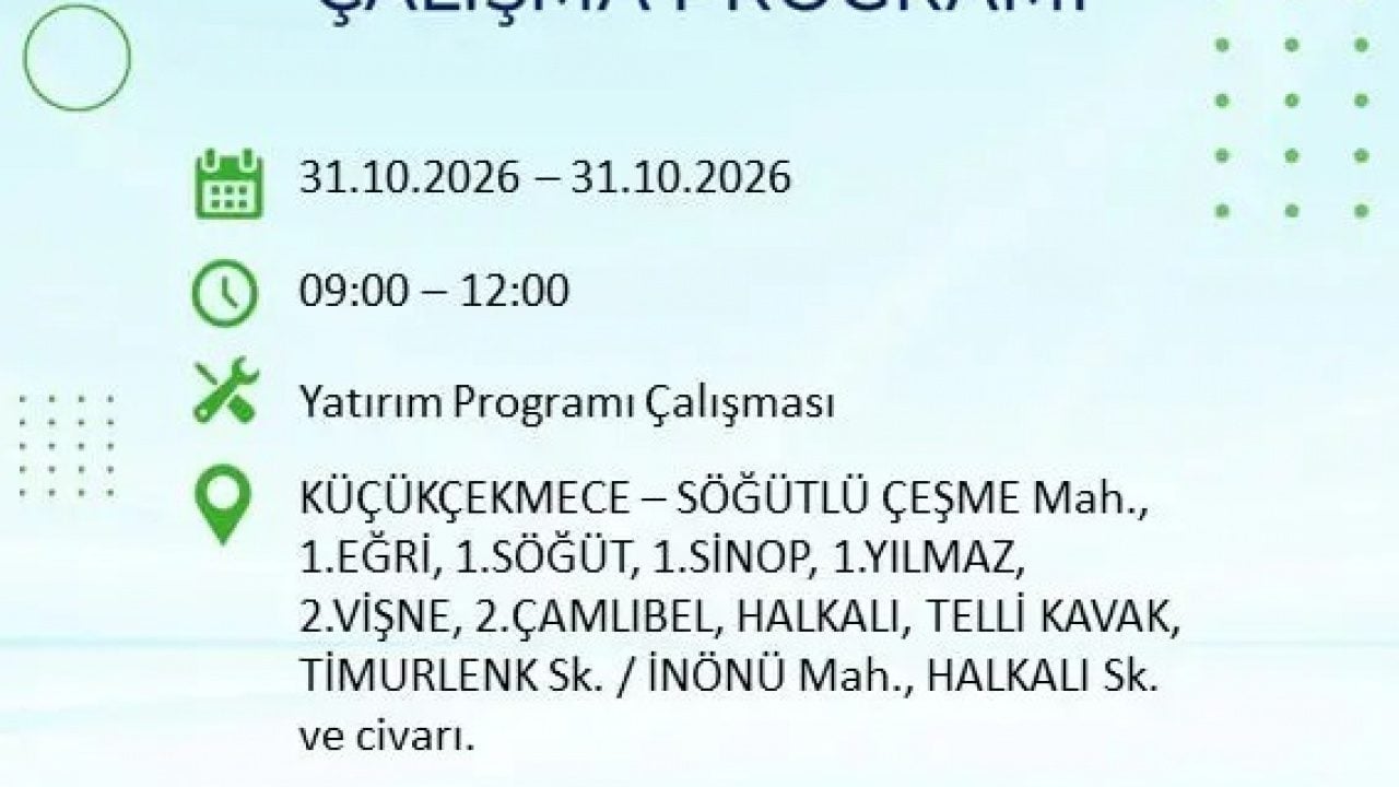 Foto - Bu ilçelerde yaşayanlar dikkat! İstanbul’da 8 saatlik elektrik kesintisi