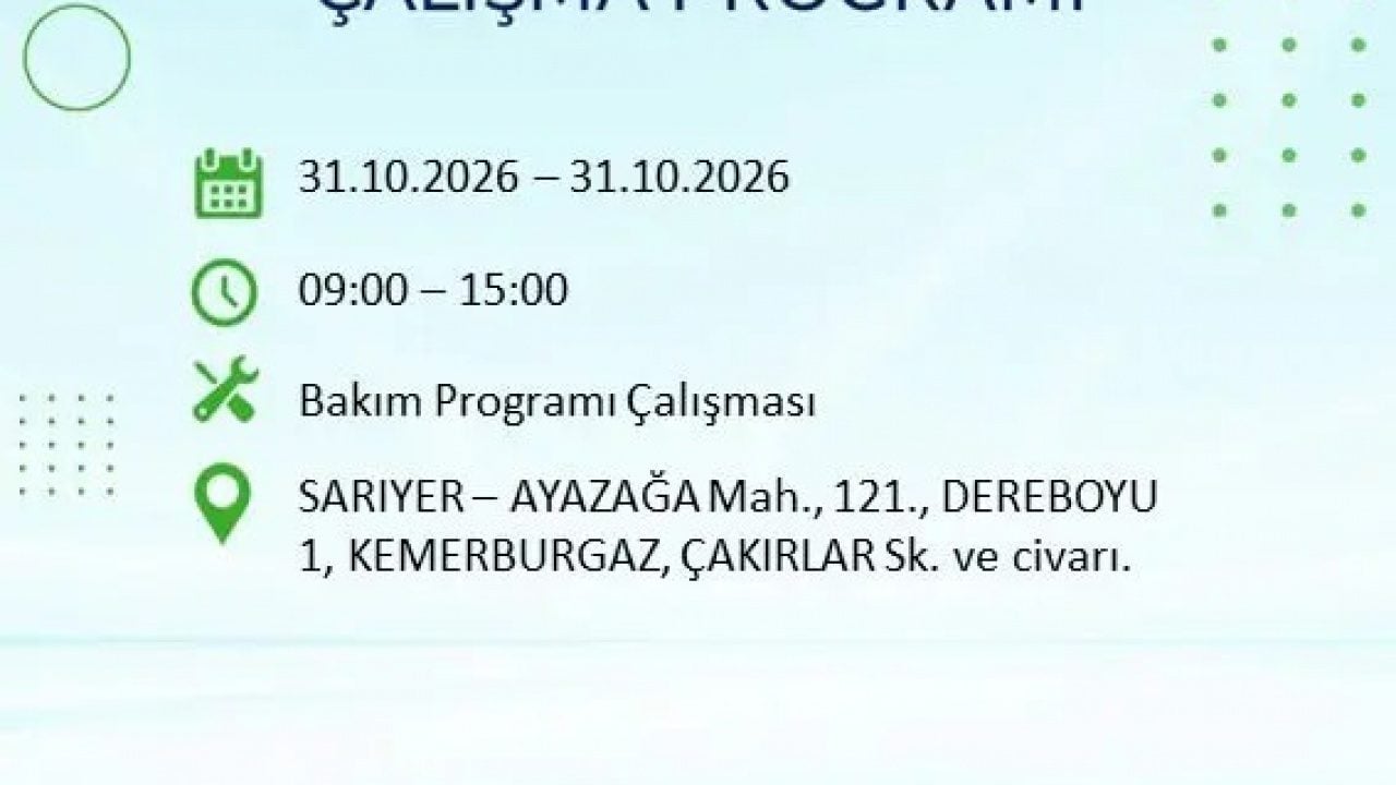 Foto - Bu ilçelerde yaşayanlar dikkat! İstanbul’da 8 saatlik elektrik kesintisi