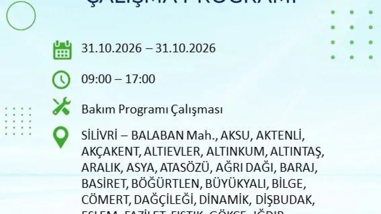 Foto - Bu ilçelerde yaşayanlar dikkat! İstanbul’da 8 saatlik elektrik kesintisi