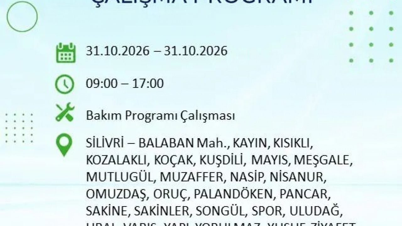 Foto - Bu ilçelerde yaşayanlar dikkat! İstanbul’da 8 saatlik elektrik kesintisi