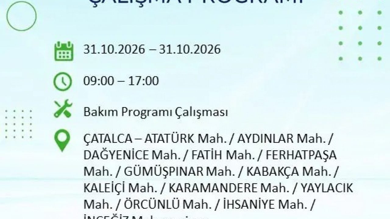 Foto - Bu ilçelerde yaşayanlar dikkat! İstanbul’da 8 saatlik elektrik kesintisi
