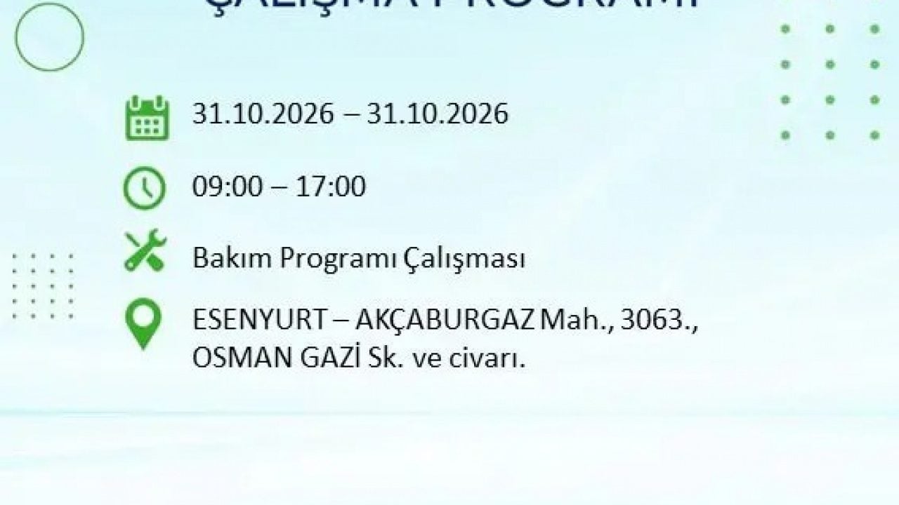 Foto - Bu ilçelerde yaşayanlar dikkat! İstanbul’da 8 saatlik elektrik kesintisi