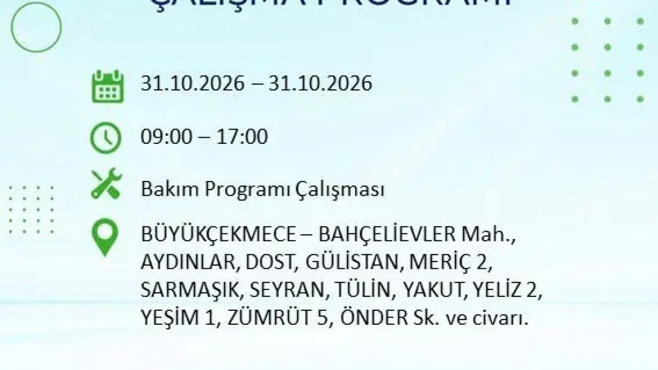 Foto - Bu ilçelerde yaşayanlar dikkat! İstanbul’da 8 saatlik elektrik kesintisi