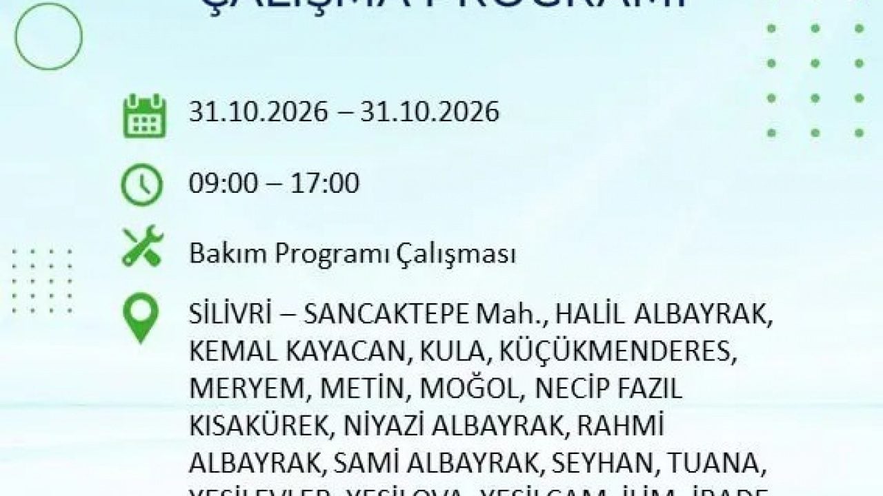 Foto - Bu ilçelerde yaşayanlar dikkat! İstanbul’da 8 saatlik elektrik kesintisi