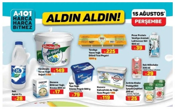 Foto - Bu indirimler kaçmaz! A101'in 15 Ağustos indirim listesi belli oldu