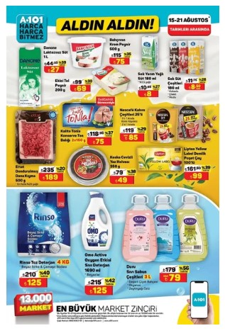 Foto - Bu indirimler kaçmaz! A101'in 15 Ağustos indirim listesi belli oldu