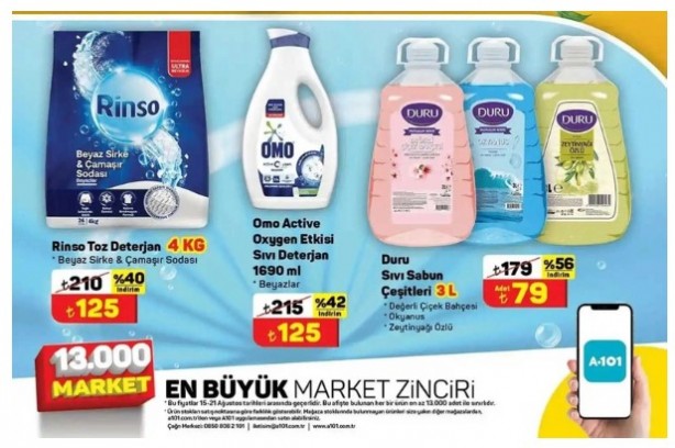 Foto - Bu indirimler kaçmaz! A101'in 15 Ağustos indirim listesi belli oldu