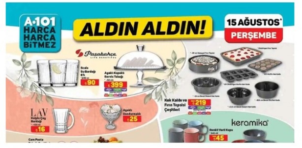 Foto - Bu indirimler kaçmaz! A101'in 15 Ağustos indirim listesi belli oldu