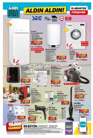 Foto - Bu indirimler kaçmaz! A101'in 15 Ağustos indirim listesi belli oldu