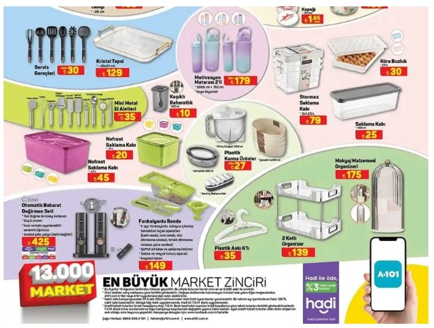 Foto - Bu indirimler kaçmaz! A101'in 15 Ağustos indirim listesi belli oldu