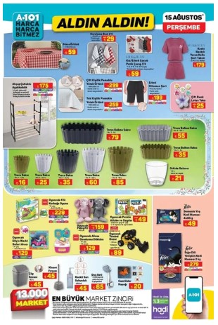 Foto - Bu indirimler kaçmaz! A101'in 15 Ağustos indirim listesi belli oldu