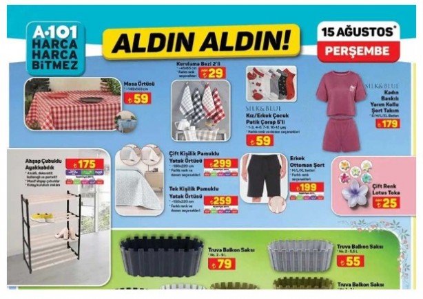 Foto - Bu indirimler kaçmaz! A101'in 15 Ağustos indirim listesi belli oldu