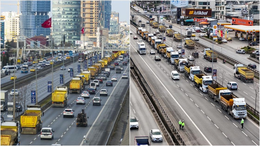 Foto - Bu konvoy Ekrem’e gelsin! İBB sonunda hafriyatçıları da çileden çıkardı 
