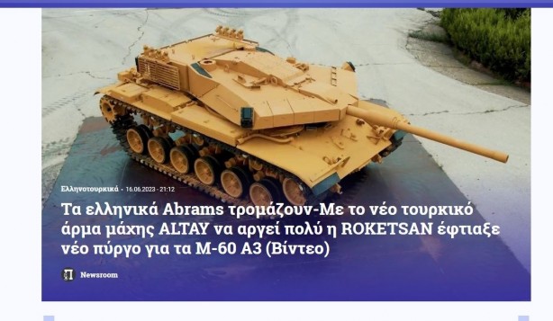 Foto - Bu korku onlara yeter! Altay tankı Yunanistan’da gündem oldu
