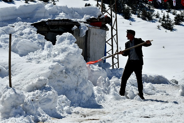 Foto - Bu köy baharı bekliyor