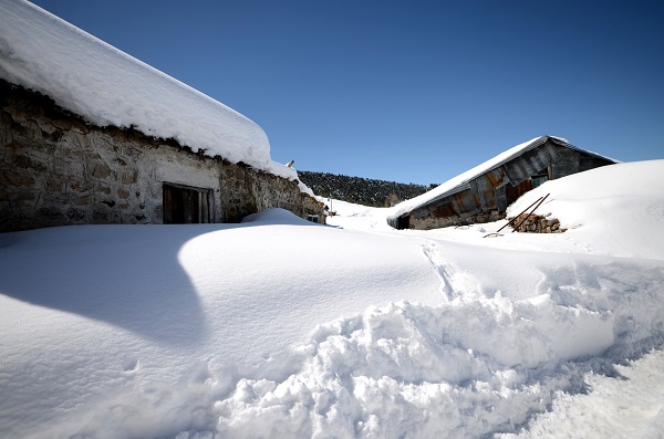 Foto - Bu köy baharı bekliyor