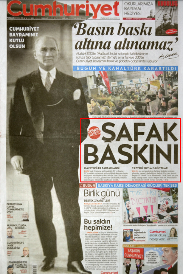 Foto - Bu manşet "Sözcü’nün FETÖ ile ne işi olur?" diyenlere gelsin