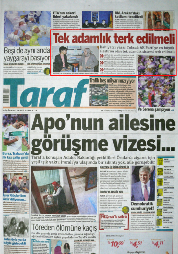 Foto - Bu manşet "Sözcü’nün FETÖ ile ne işi olur?" diyenlere gelsin