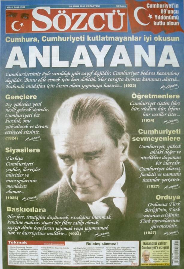 Foto - Bu manşet "Sözcü’nün FETÖ ile ne işi olur?" diyenlere gelsin