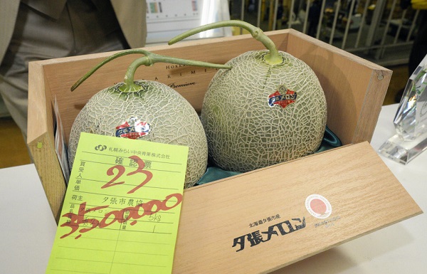 Foto - Bu meyvenin özelliği ne? Bu kavun tam 25 bin dolara satıldı