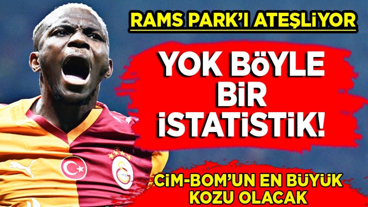 Bu rakamlar Galatasaraylıları coşturuyor: Ses getirecek istatistik: Osimhen Fenerbahçe'ye hiç kaybetmedi
