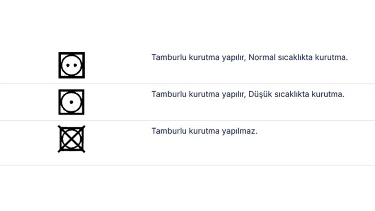 Foto - Bu sembolleri biliyor musunuz? Giysilerinizi mahvetmeden önce etiketlere bakın!