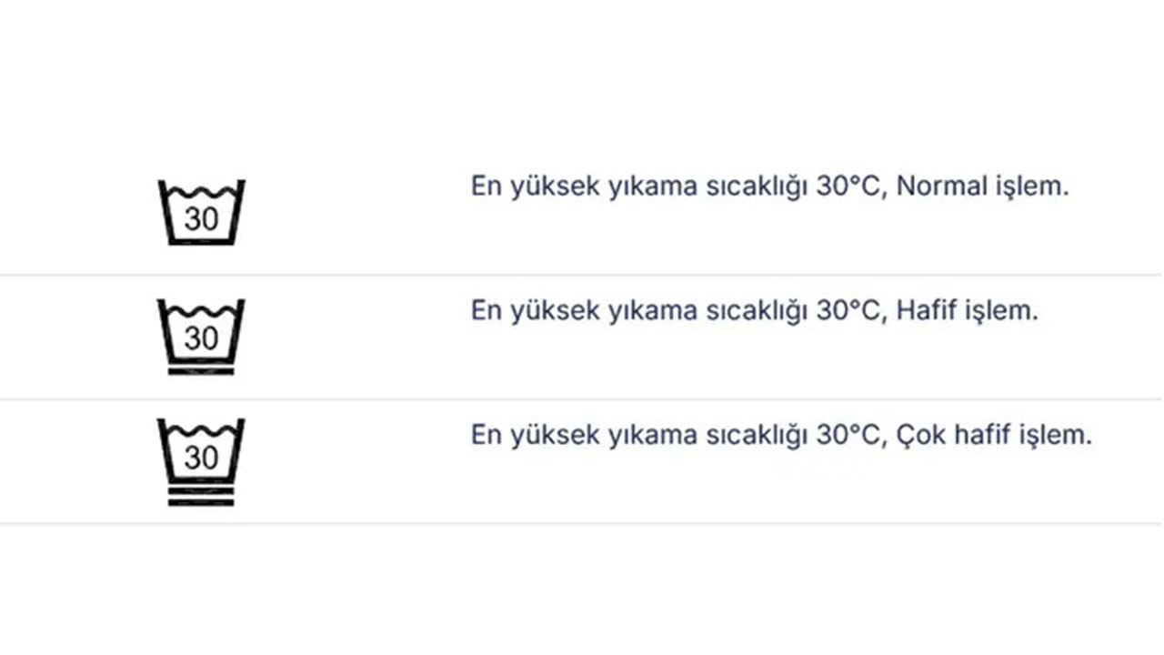 Foto - Bu sembolleri biliyor musunuz? Giysilerinizi mahvetmeden önce etiketlere bakın!