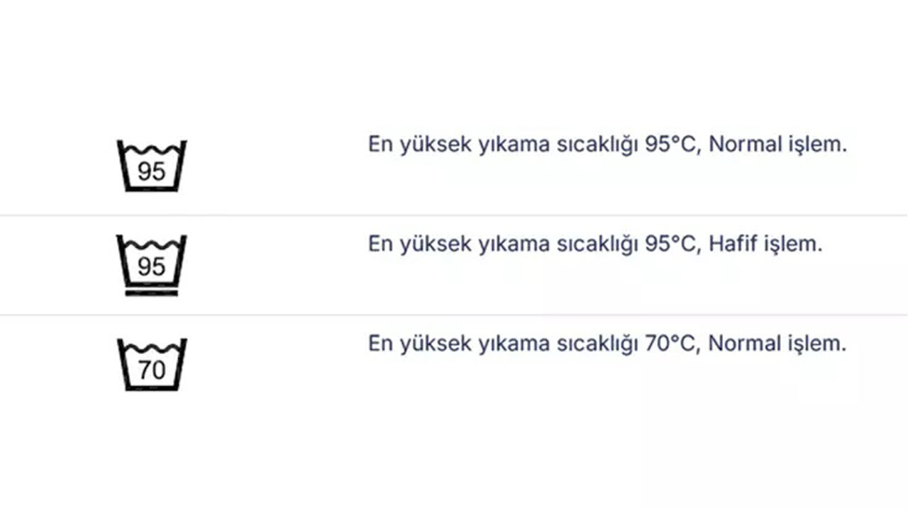 Foto - Bu sembolleri biliyor musunuz? Giysilerinizi mahvetmeden önce etiketlere bakın!