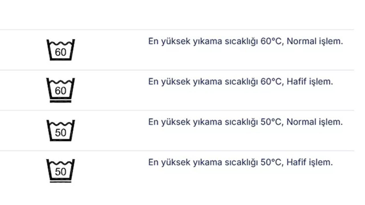 Foto - Bu sembolleri biliyor musunuz? Giysilerinizi mahvetmeden önce etiketlere bakın!