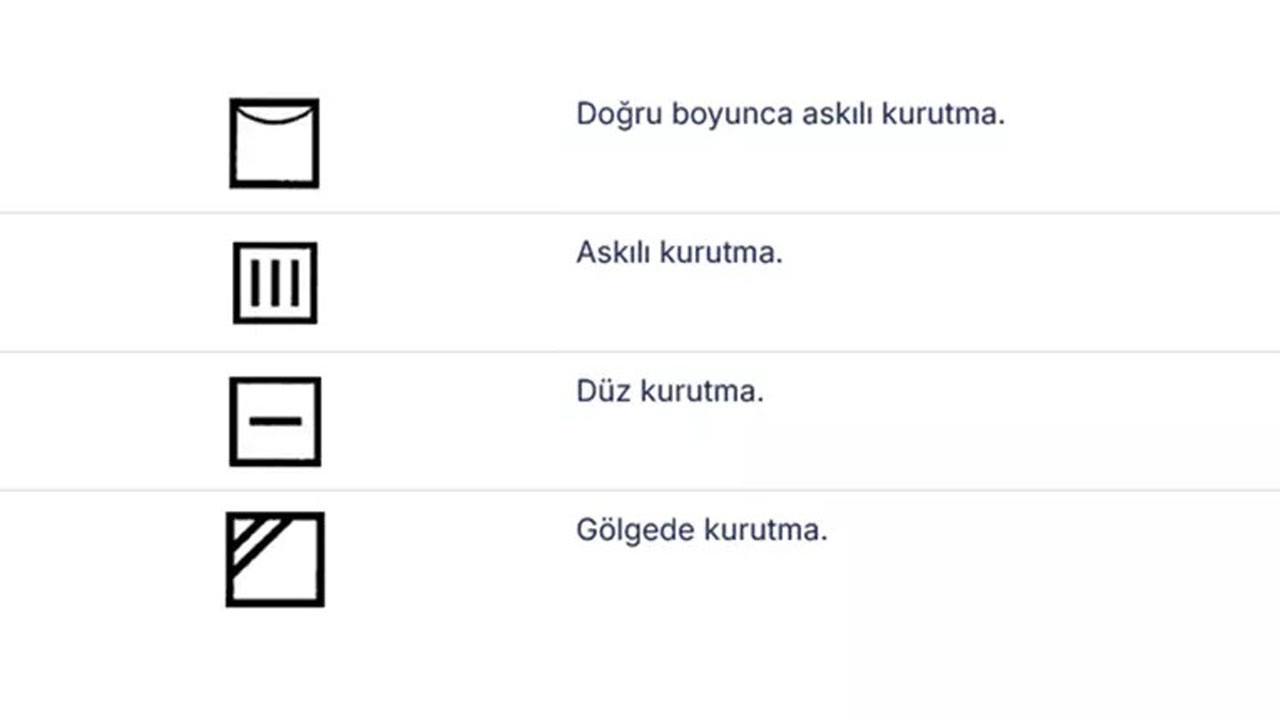 Foto - Bu sembolleri biliyor musunuz? Giysilerinizi mahvetmeden önce etiketlere bakın!