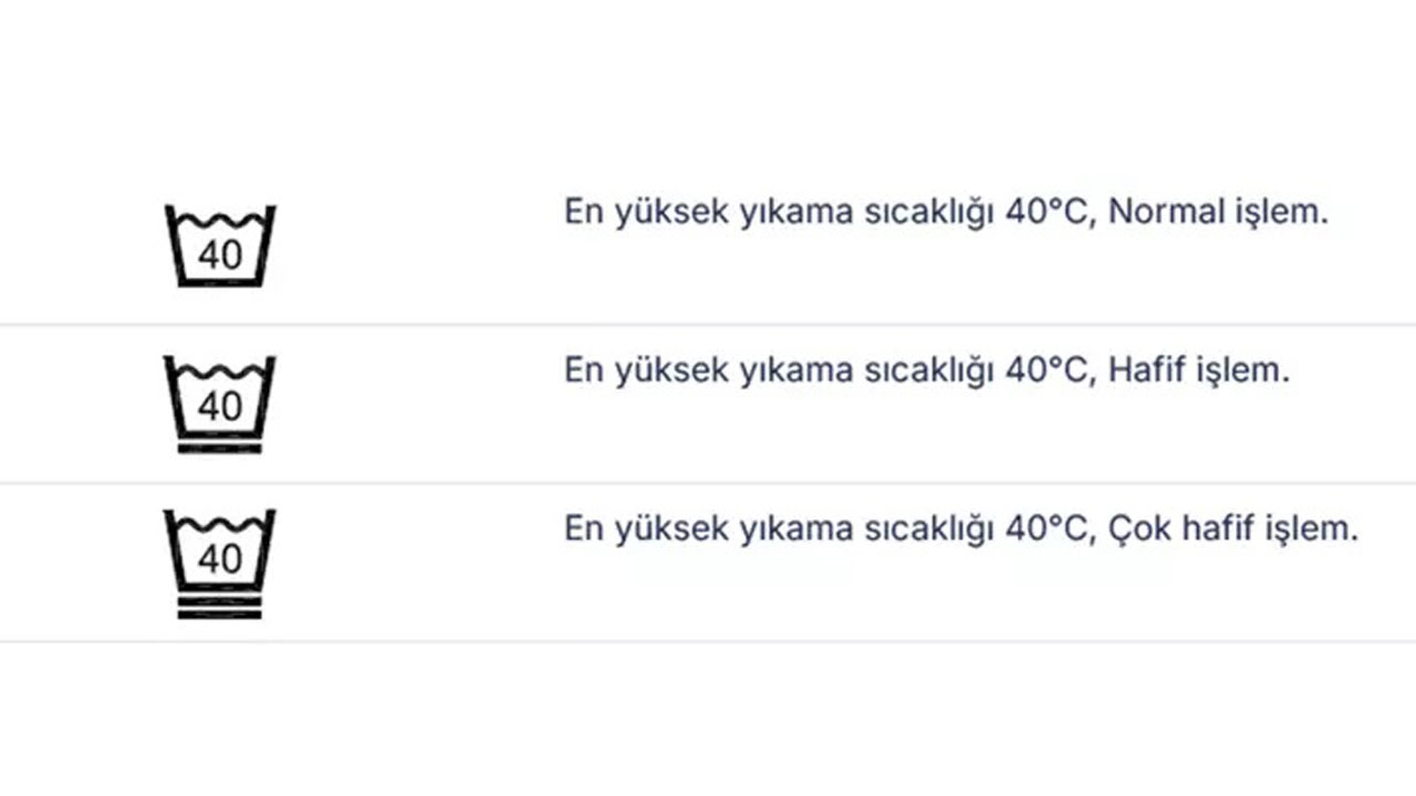 Foto - Bu sembolleri biliyor musunuz? Giysilerinizi mahvetmeden önce etiketlere bakın!