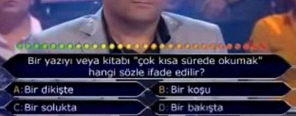 Foto - Bu soruları bilemediler!