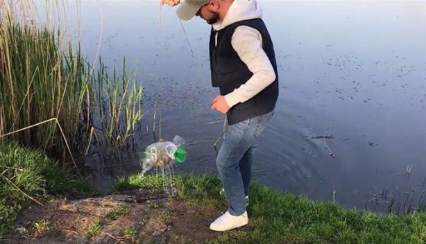 Foto - Bu tuzakla onlarca balık avlayabilirsiniz!