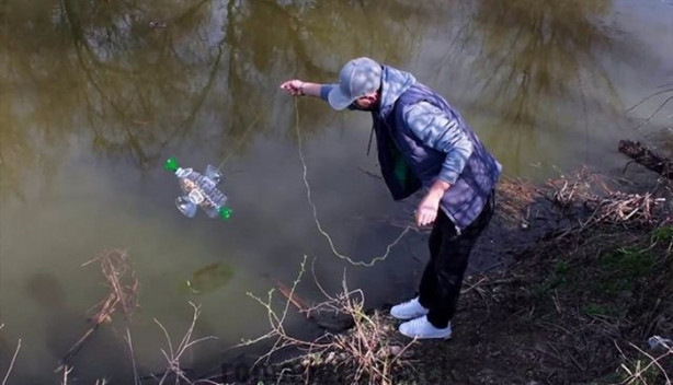 Foto - Bu tuzakla onlarca balık avlayabilirsiniz!