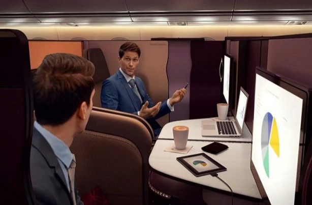 Foto - Bu uçakta yok yok!