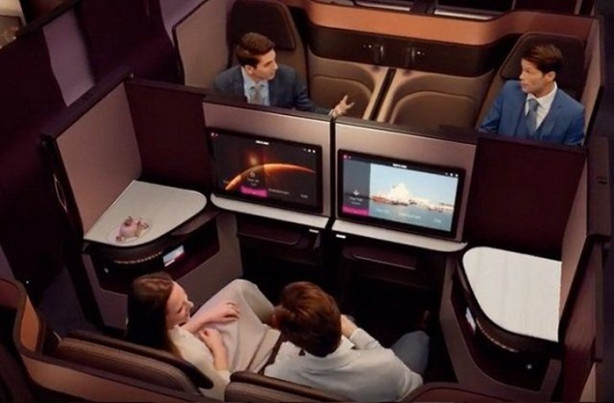 Foto - Bu uçakta yok yok!