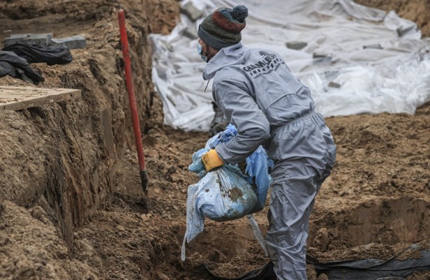 Foto - Buça’da açılan ikinci toplu mezardan 8 sivilin cesedi çıkarıldı