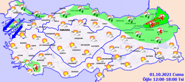 Foto - Bugüne dikkat! O illerimize kuvvetli yağış geliyor