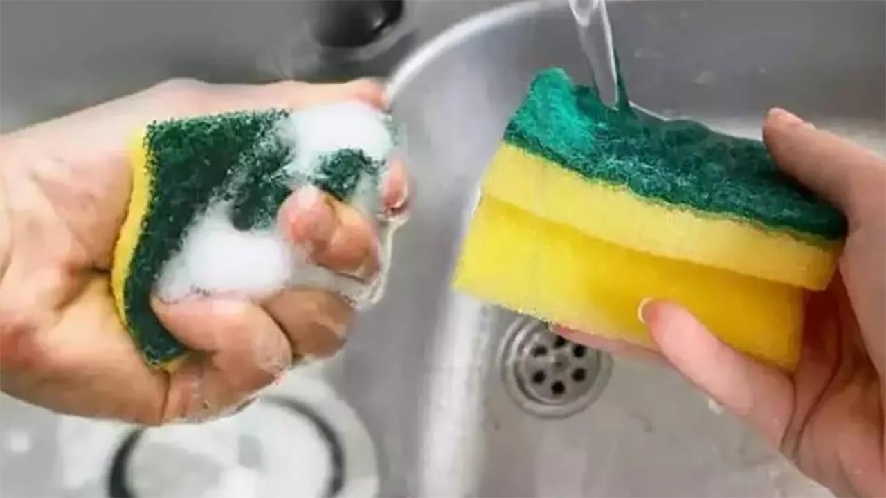 Foto - Bulaşık süngerinde yeni trend! Kesik köşe tekniğiyle temizlikte iki kat etki
