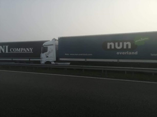 Foto - Bulgaristan'da 22 tır birbirine girdi