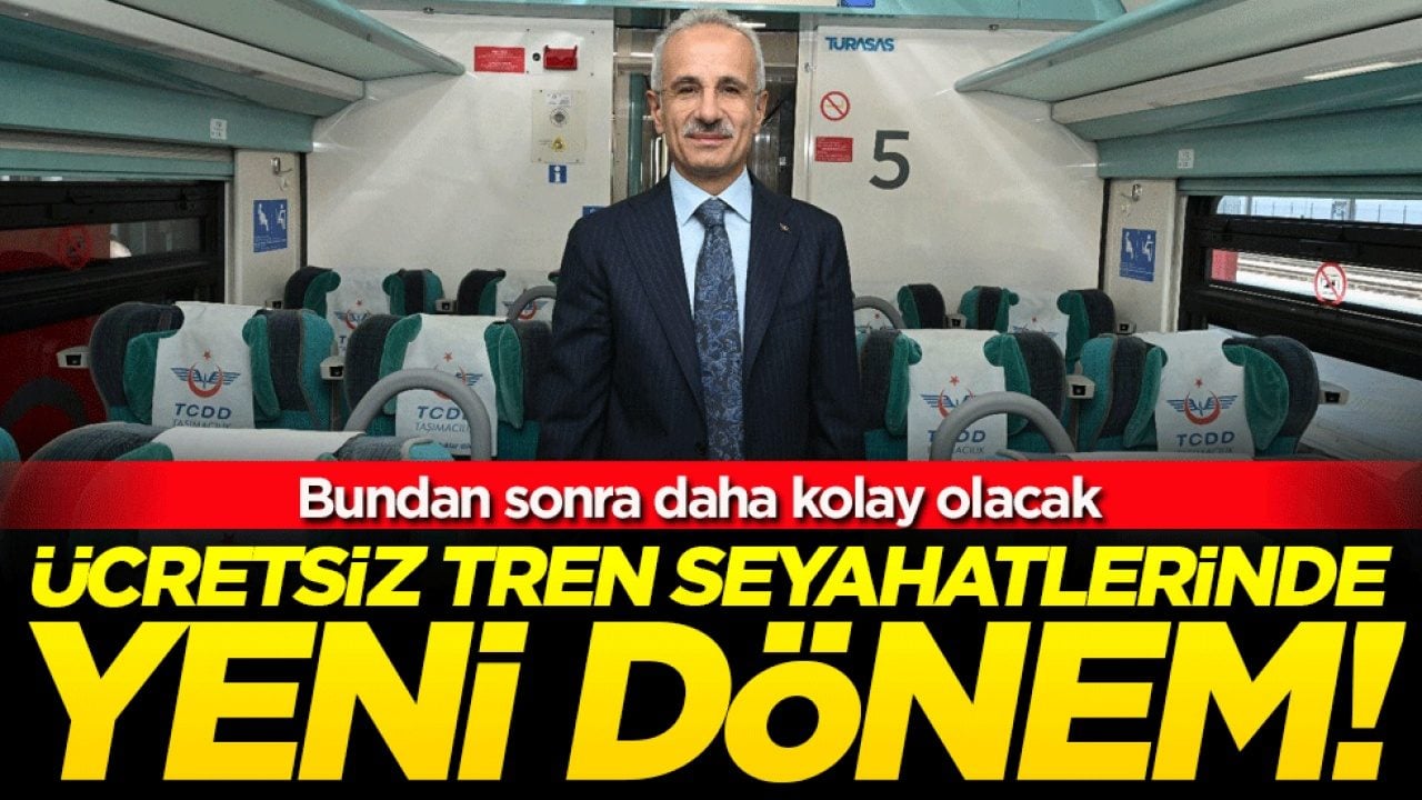 Bundan sonra daha kolay olacak: Ücretsiz tren seyahatlarında yeni dönem